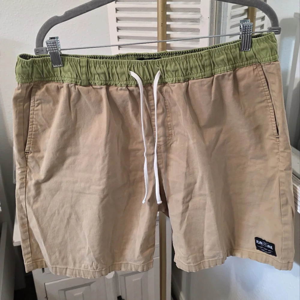 Flag Nor Fail Khaki Shorts - Picture 2 of 10